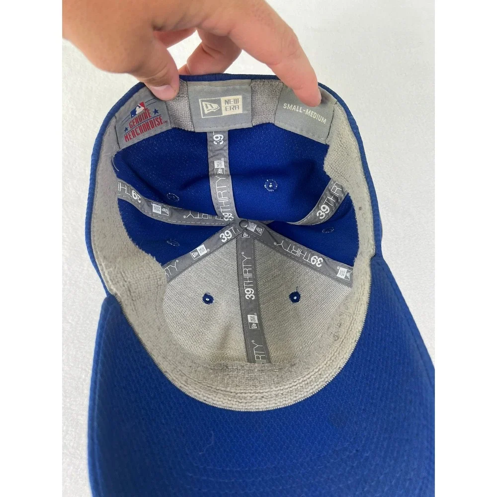New Era Hat‎ Mens S/M Blue 2016 World Series Chicago Cubs 39THIRTY Baseball Cap